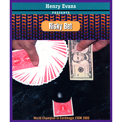 Risky Bet, Blue, US-Währung, Gimmick und VCD von Henry Evans